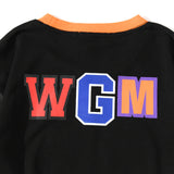 WGM Shirt Summer Camouflage Stitching Color Loose Short Sleeve T-shirt