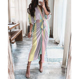 Nina Parker Graffiti Dress Long Sleeve Button Dress Long Dress