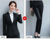 Women's Autumn Uniform Designs Formal Style Office Lady Bussiness Attire Work Suit Business Suit Women's Suit