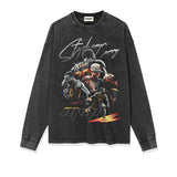 Stephen Curry Shirt Curry Long Sleeve T-shirt Loose Heavy round Neck