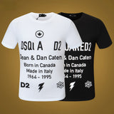 Dsq2 T Shirt Casual Sports Printed Short Sleeve Summer Men