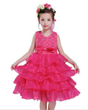 Girl Dress Bow Princess Dress Wedding Dress