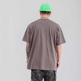 Oversized 90S T Shirt Dark Style Hip-Hop Street Loose Short Sleeve T-shirt for Men