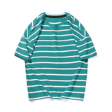 Children T Shrits Children's Summer Clothing Boys Short Sleeve Loose Striped