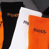 V Lone Socks Orange Big V Tube Socks Skate Socks Basketball