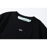 Summer Menswear Arrow Print Ow Short Sleeve Tshirt Owt t shirt