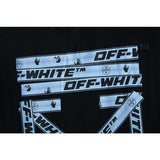 Ow Men's and Women's short sleeve Tshirt Cotton Back Arrow Round Neck Loose Owt t shirt