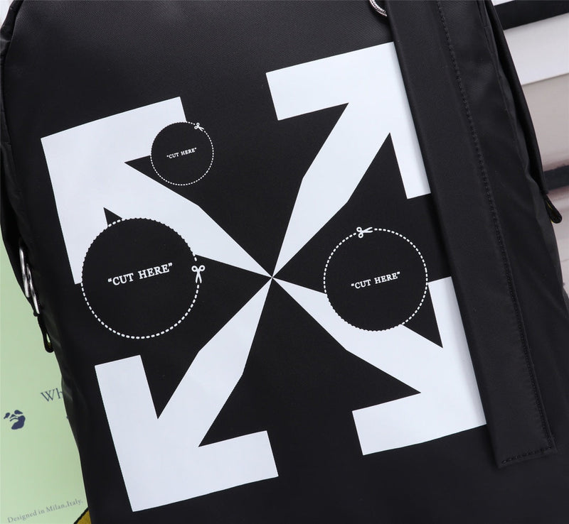 Off White Bag Casual Outdoor Convenient Tote Bag