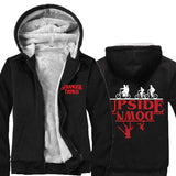 Stranger Things Hellfire Club Coat Winter Menswear Thickened Hoodie Zipper Hooded