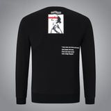 Dsq2 Hoodie DSQ Lian D2 Inverted Letter Map Sketch Printed Sweater Trendy Men 'S Autumn And Winter
