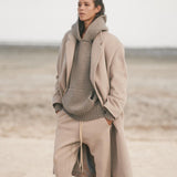 Fear of God Season 7 Main Line Fog Solid Color Hooded Sweater Autumn Winter Couple Loose Sweater Knitwear