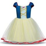 Halloween Frozen Dress Toddler Girls' Summer Dress Frozen Snowyprincess Skirt Gown