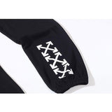 Casual Trousers Ow Arrow Print Plus Size Loose Sweatpants Owt
