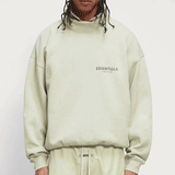 Fog Fear of God Essentials Sweatshirt Polyline Reflective Letters High Street Loose Turtleneck Sweater