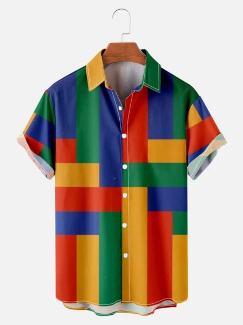 Men Beach T Shirts Men's Fashion Fashion Short Sleeve Shirt