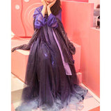 Chinese Traditional Dress Purple Adult Chest-High Dress Summer