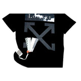 Cloud Arrow Short Sleeve Printed Summer Men's and Women's Round Neck Tshirt Owt t shirt
