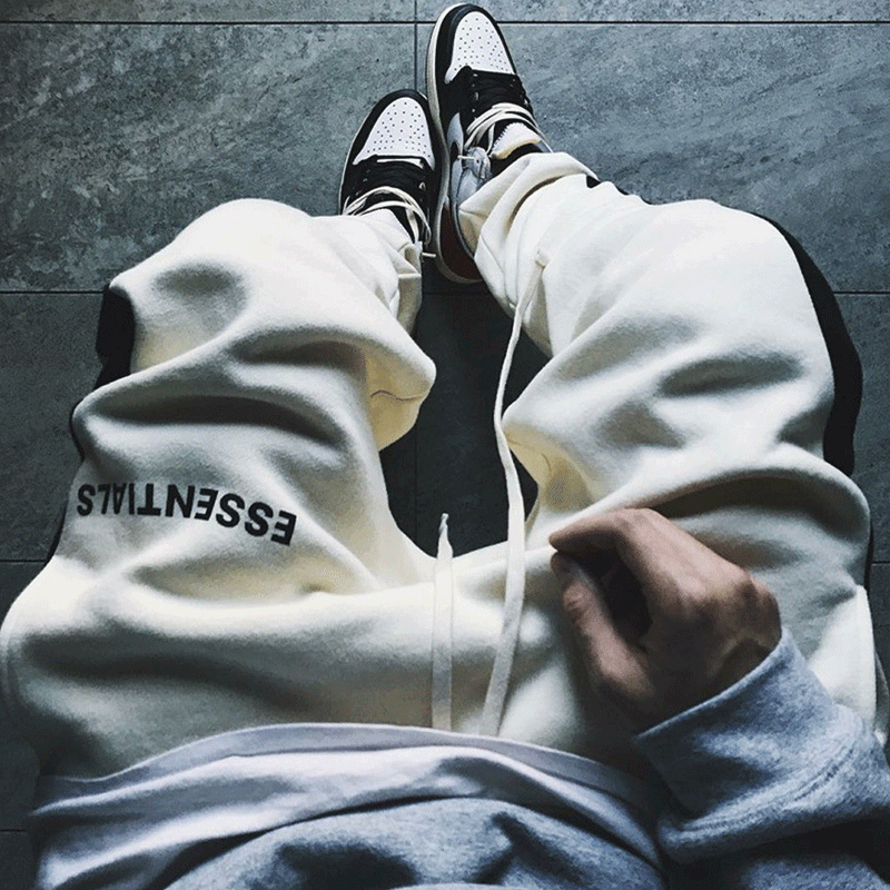 Fog Fear of God Essentials Pant Double-Line Stitching Trousers High Street Sports Pants Ankle Banded Pants