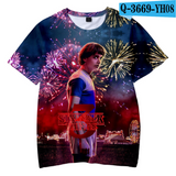 Stranger Things T Shirt Stranger Things3d Digital Printing Casual Short Sleeve T-shirt