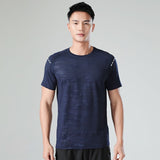 Sweat Wicking Shirt Quick-Drying T-shirt Men 'S Short-Sleeved Round Neck Sportswear