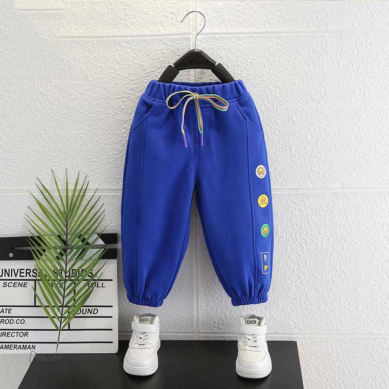 Toddler Boys Pants Small Yellow Duck Boys' Pants Spring and Autumn Leisure Sweatpants