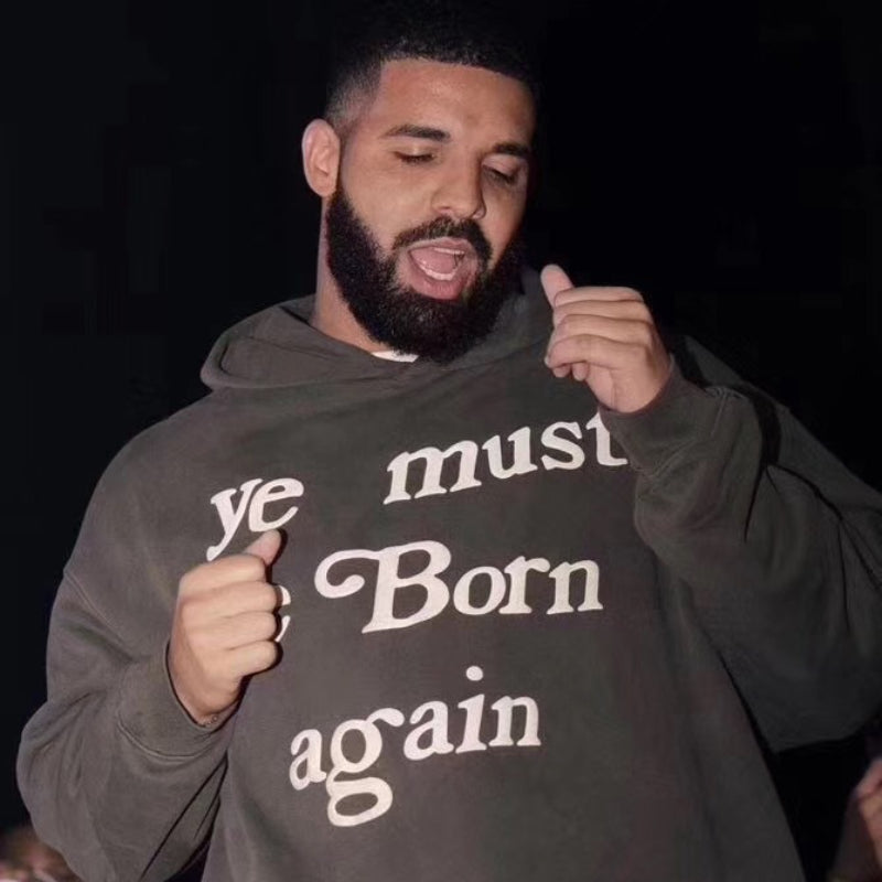 Kanye West KSG Hoodie Autumn and Winter Foam Letter Printed Hoodie