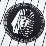 Baggy Baseball Jersey Striped Hip Hop Baseball Shirt Short Sleeve