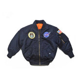 Children's Pilot Jacket Jacket Autumn and Winter Baseball Uniform