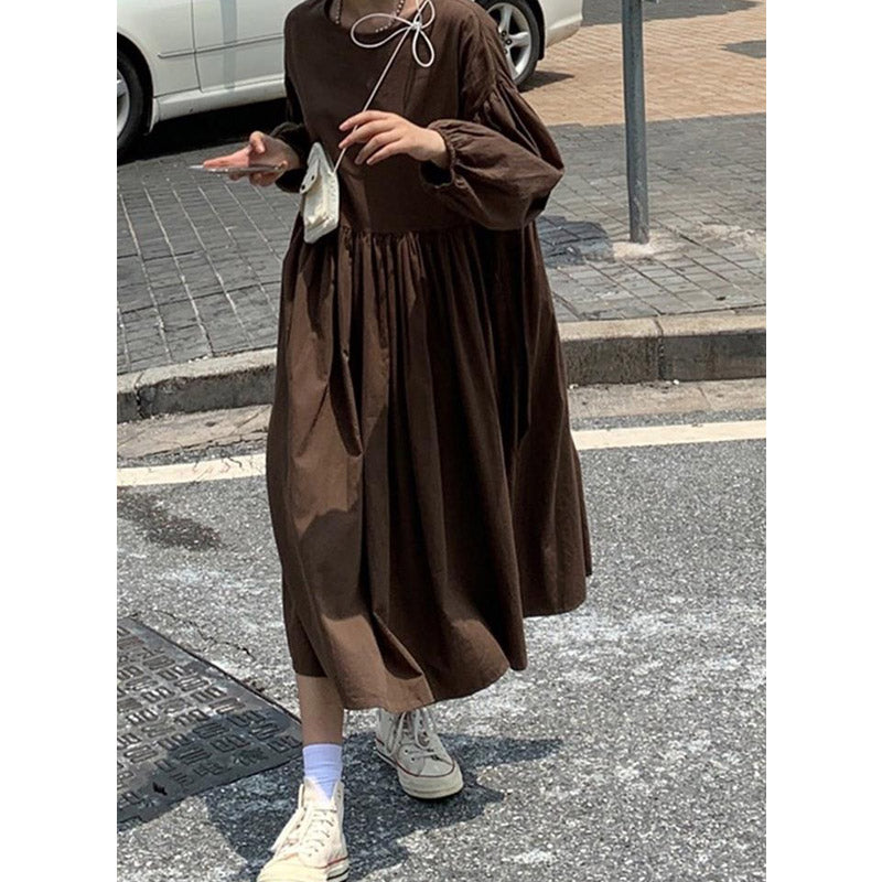 Daisy Buchanan Dress Loose plus Size French Retro Simple Dress