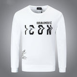 Dsq2 Hoodie DSQ Lian D2 Inverted Letter Map Sketch Printed Sweater Trendy Men 'S Autumn And Winter