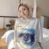 Saint Michael T Shirt the Eye Vintage Casual Loose-Fitting T-shirt