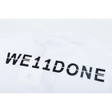 We11 Done T Shirts We11donelogo Letter Printing Summer Casual Men and Women Same Style