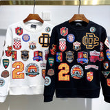 Dsq2 Hoodie DSQ Lian D2 Autumn and Winter Printing Sweater Trendy Men and Women
