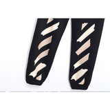 Men's Arrow Print Cotton Terry Pants Casual Sports Pants