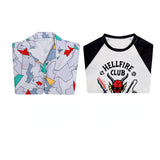Stranger Things Hellfire Club T Shirt Short Sleeve round Neck Men and Women