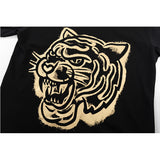 Boylondon T-shirt plus Size Fashion Slim Fit Printed Black