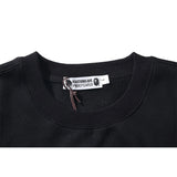 Shark Print Sweatshirts Autumn And Winter Camouflage Monkey Head Printed Loose Round Neck Fleece-Lined Sweater Men And Women