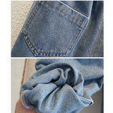 Toddler Boys Pants Boys' Jeans Spring and Autumn Ankle-Tied