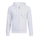 Black Zip Up Hoodie Fall Winter Men's Thickened Pullover Hoodie Sweater Zipper Solid Color Sports Jacket