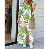 Nina Parker Graffiti Dress Long Sleeve Printed Shirt Dress