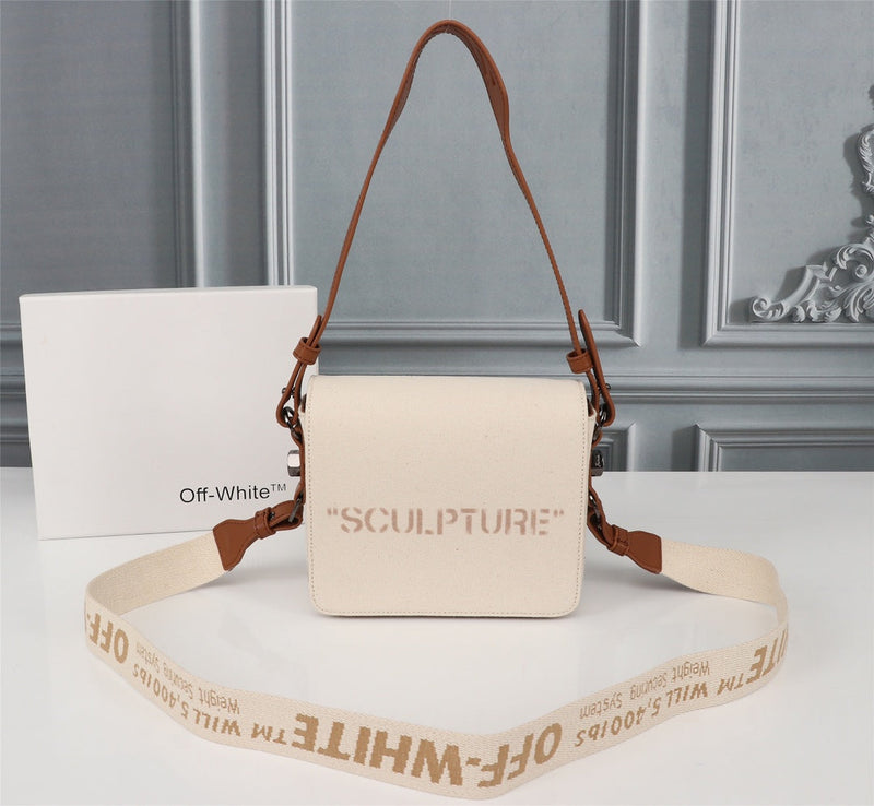 Off White Bag Casual Outdoor Convenient Tote Bag