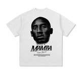 Kobe Shirt Kobe Bryant Printed Short Sleeve T-shirt Hip Hop round Neck Heavy Weight