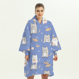 Hoodies Blankets Large Size Home Leisure Lazy Clothes Lambswool