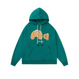 Palm Angels Hoodie Broken Bear Embroidered Hoodie Men's Coat