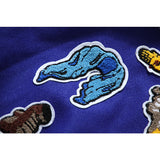 Saint Michael Baseball Jacket Embroidered Badge Baseball Uniform Jacket Autumn and Winter