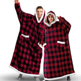 Hoodies Blankets Lazy Blanket Hooded Jacket Flannel