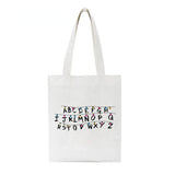 Stranger Things Hellfire Club Handbag Stranger Things Canvas Bag Printing Portable Shoulder Canvas Bag