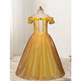 Halloween Frozen Dress Toddler Princess Dress Kids Summer Clothing Short Sleeve Dress Children's Dress