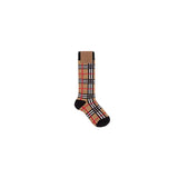 Classic Color Block  Plaid Socks Calf Thigh High Socks