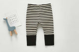 Autumn Striped Cotton Trousers